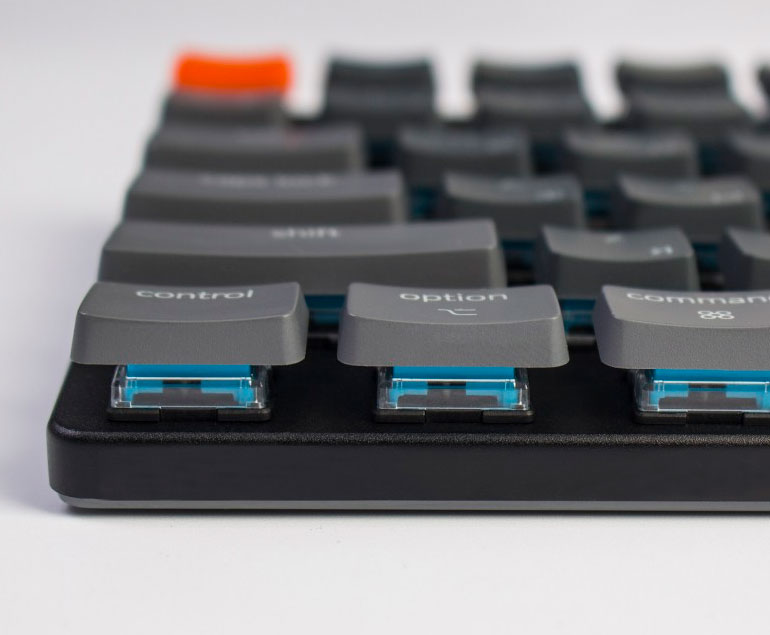 Беспроводная клавиатура Keychron K3-E3, 84 клавиши, RGB подсветка Brown Switch