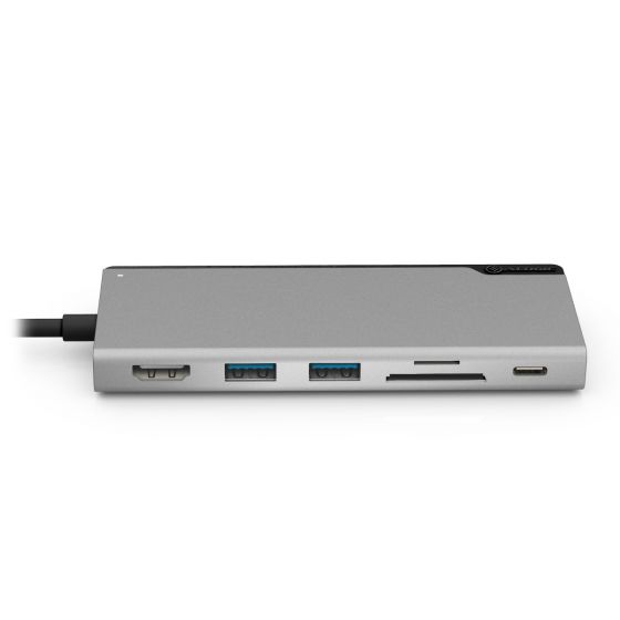 Мульти хаб ALOGIC USB-C Dock UNI серый космос