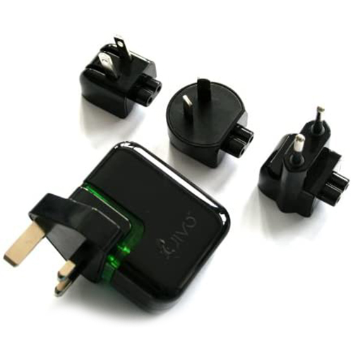Универсальное зарядное устройство Jivo World Travel Charger чёрное