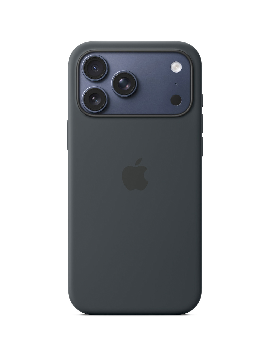 Силиконовый чехол Apple для iPhone 17 Pro Max с MagSafe — чёрный