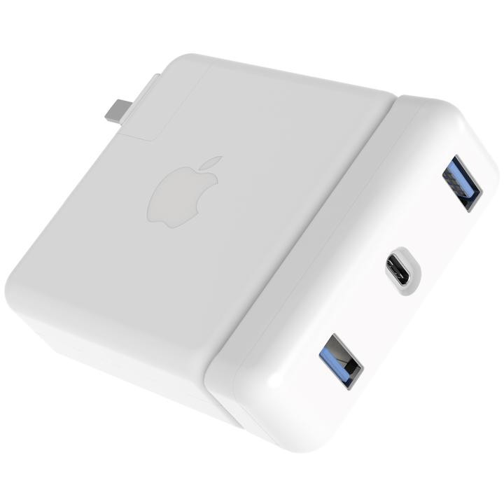 Зарядный адаптер HyperDrive USB-C Hub для Apple 61W USB-C Power Adapter белый (HDH05)