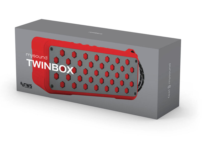 Портативная акустика Rombica MySound Twinbox. Цвет: красный