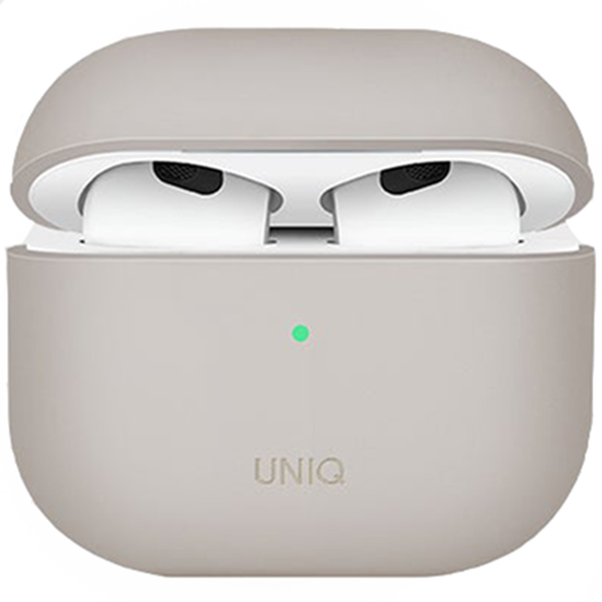 Чехол Uniq для Airpods 3 LINO Liquid silicone Beige