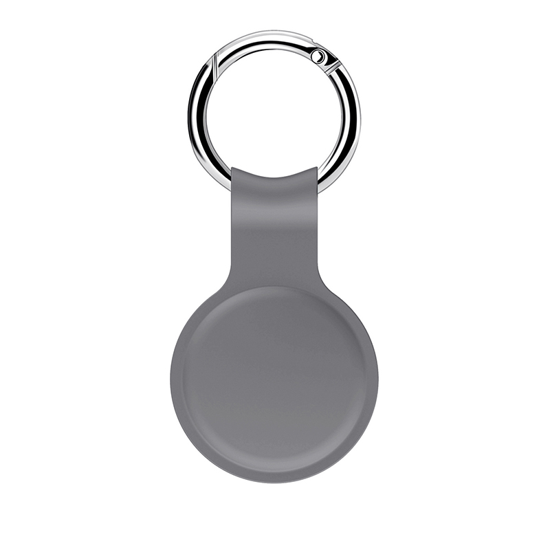 Брелок-подвеска iNeez Silicone AirTag Case для AirTag серый
