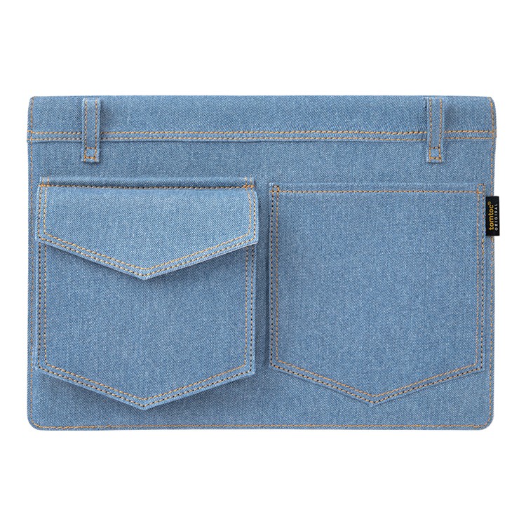 Сумка Tomtoc TheHer Denim Shoulder bag H26 для ноутбуков 13" голубая Denim Blue