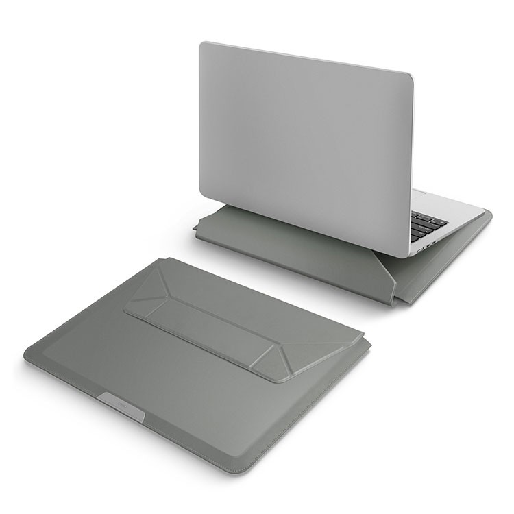 Чехол Uniq Oslo V.2 PU leather Magnetic Laptop sleeve/foldable stand для ноутбуков 14" Lichen Green