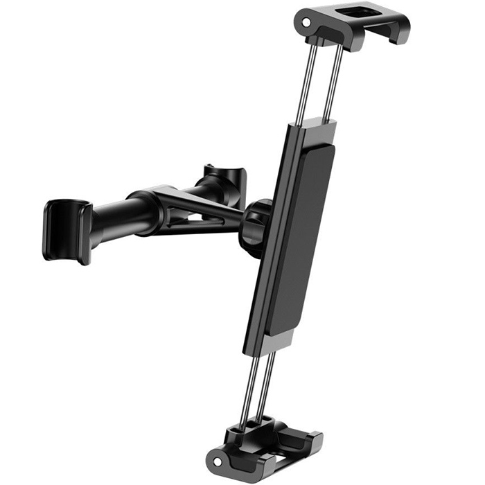 Автодержатель на подголовник Baseus Backseat Car Mount 140-180 мм (SUHZ-01) чёрный на спинку для задних пассажиров