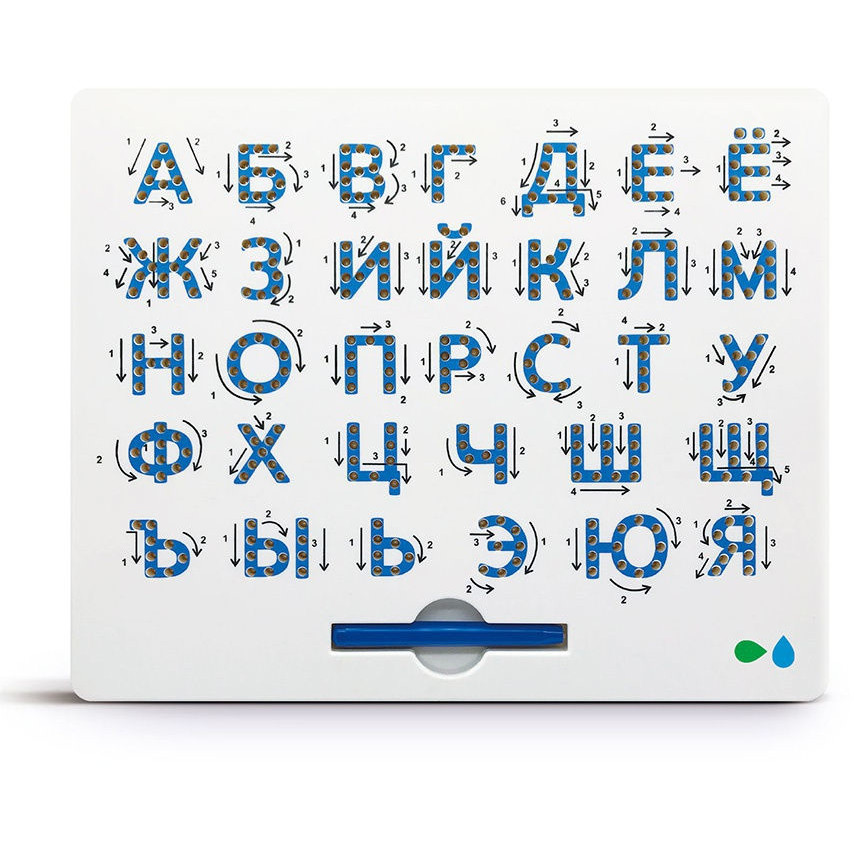 Планшет детский Назад К Истокам для рисования магнитами Magboard Алфавит (MGBM-ALPHA)