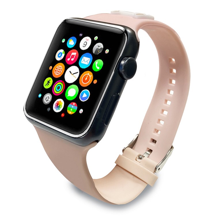 Ремешок CG Mobile Lagerfeld Silicone Choupette Head для Apple Watch 42/44/45 мм розовый