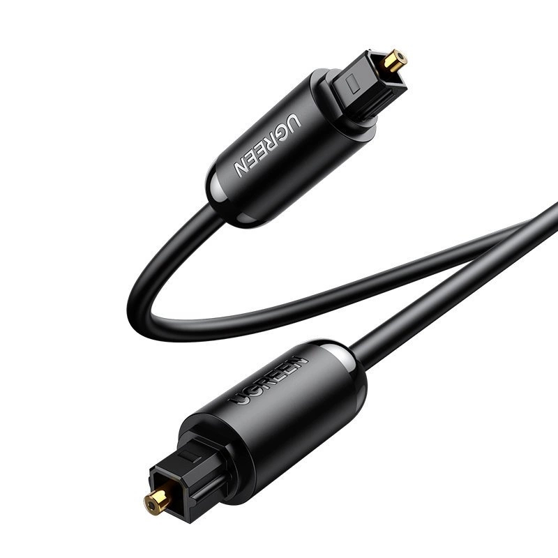 Кабель Ugreen AV122 Optical Cable Toslink SPDIF (2 метра) чёрный (70892)