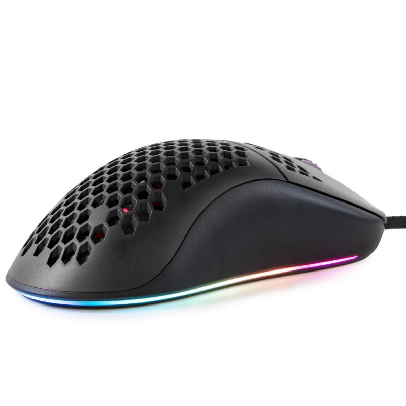 Игровая мышь Arozzi FAVO с RGB подсветкой чёрная