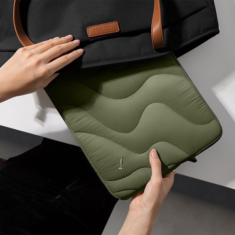 Чехол Tomtoc Terra-A27 Laptop Sleeve для ноутбуков до 14" зелёный (Greenlands)