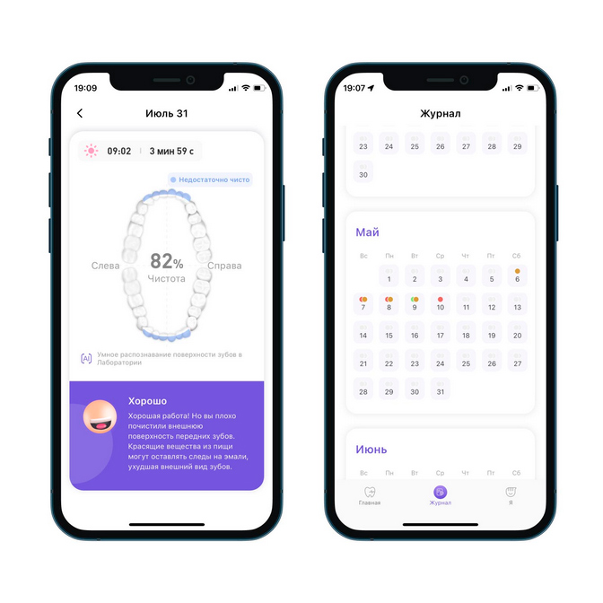 Умная зубная щетка Picooc T1 Blue (6972282741510), синяя