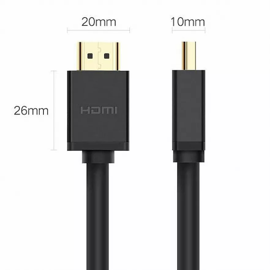 Кабель Ugreen HD104 2 x HDMI Cable (1,5 метра) чёрный (60820)
