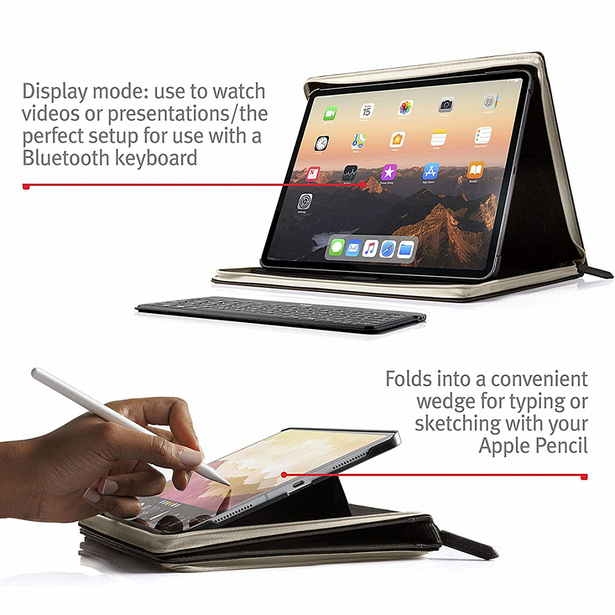 Чехол Twelve South BookBook Case Vol 2 для iPad Pro 12.9" (2020) коричневый 