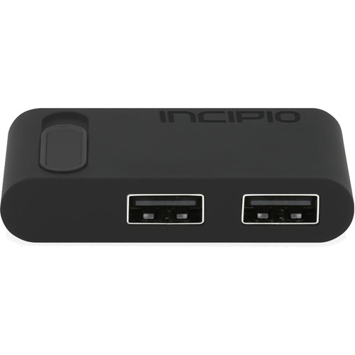 Адаптер Incipio USB-C to USB-A Dual Port Adapter чёрный