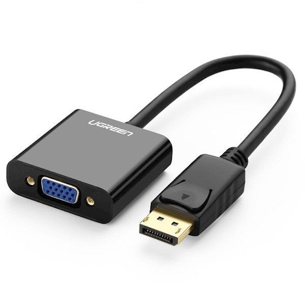 Конвертер UGREEN DP109 (20415) DP Male to VGA Female Converter чёрный