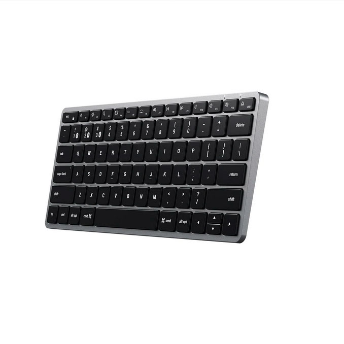 Беспроводная клавиатура Satechi Slim X1 Bluetooth Keyboard-RU серый космос