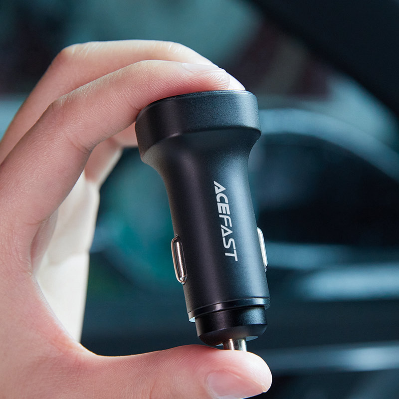 Автомобильное зарядное устройство Acefast B2 72W 2 x USB Type-C Car Charger (AF-B2-BK)