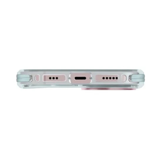 Чехол Uniq Combat Duo MagSafe для iPhone 15 розовый / голубой (Blue/Pink)
