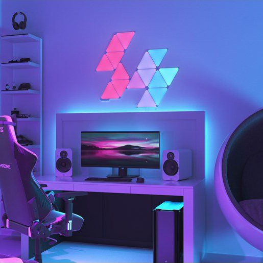 Умная система освещения Nanoleaf Shapes Triangles Starter Kits 4 панели (NL47-2002TW-4PK)
