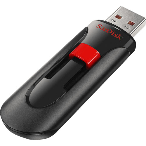 Флеш-накопитель SanDisk CZ60 Cruzer Glide 32 Гб чёрная (SDCZ60-032G-B35)