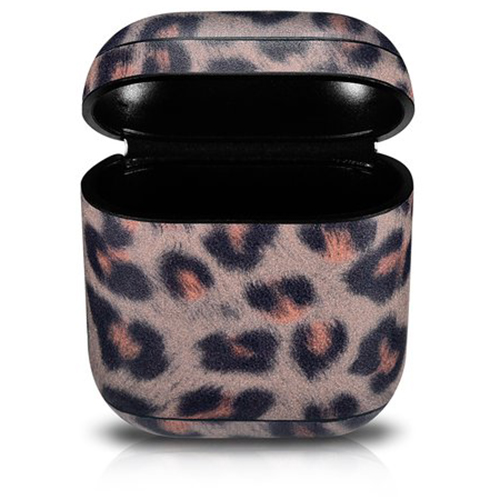 Чехол iCarer для Airpods leather series leopard какао (AP006-YW)