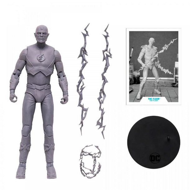 Фигурка DC The Flash Platinum Edition серая