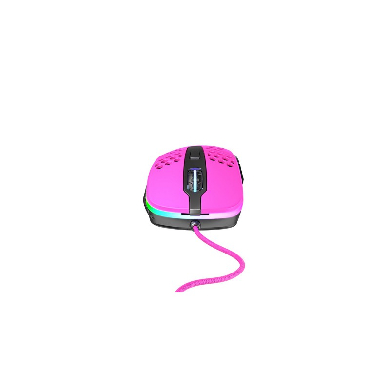Игровая мышь Xtrfy M4 c RGB подсветкой розовая