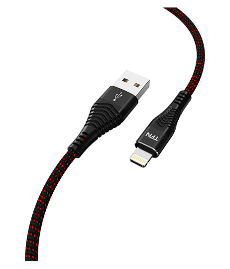Кабель TFN 8pin (Lightning-USB) Forza (1 метр) чёрный