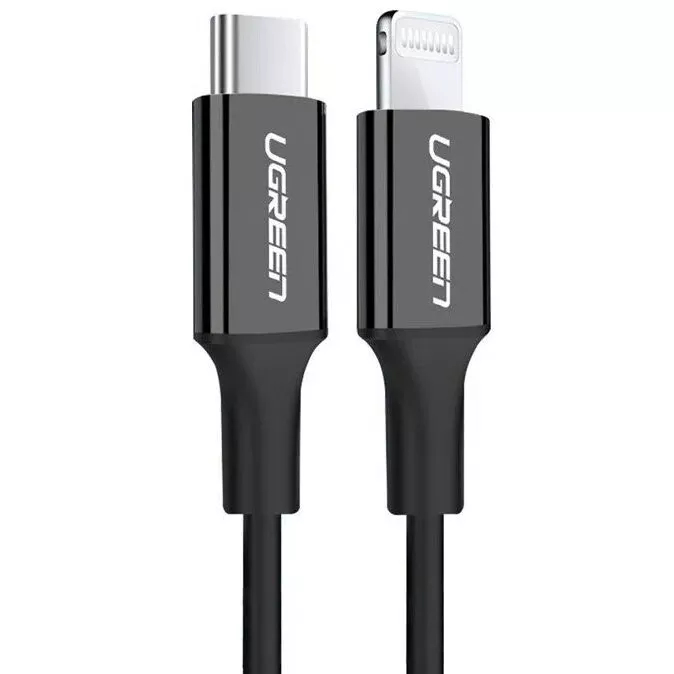 Кабель Ugreen US171 USB-C to Lightning Cable (2 метра) чёрный (60752)