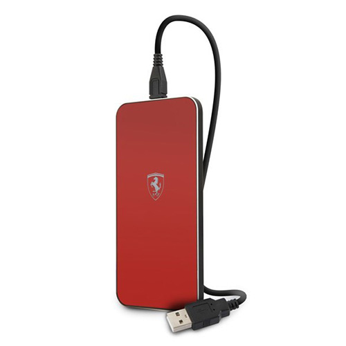 Беспроводное зарядное устройство Ferrari Wireless Charger красное