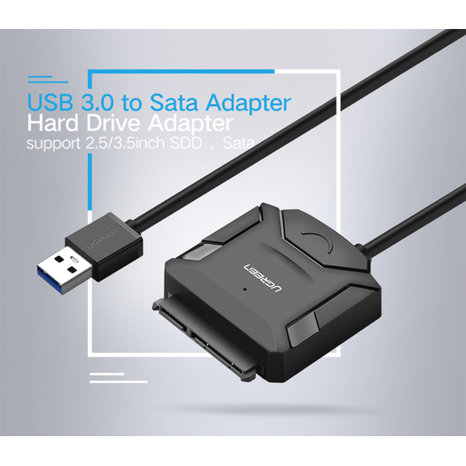 Конвертер Ugreen CR108 (20611) USB - SATA для жестких дисков