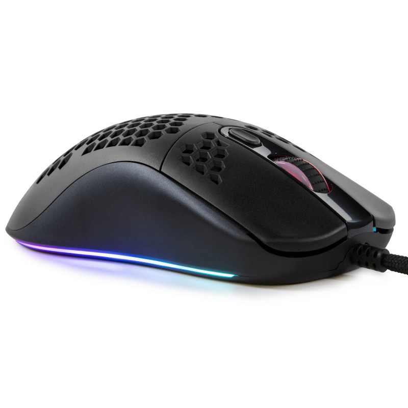 Игровая мышь Arozzi FAVO с RGB подсветкой чёрная