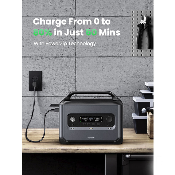 Электростанция портативная UGREEN GS1200 (15054) 1024Wh/1200W EU