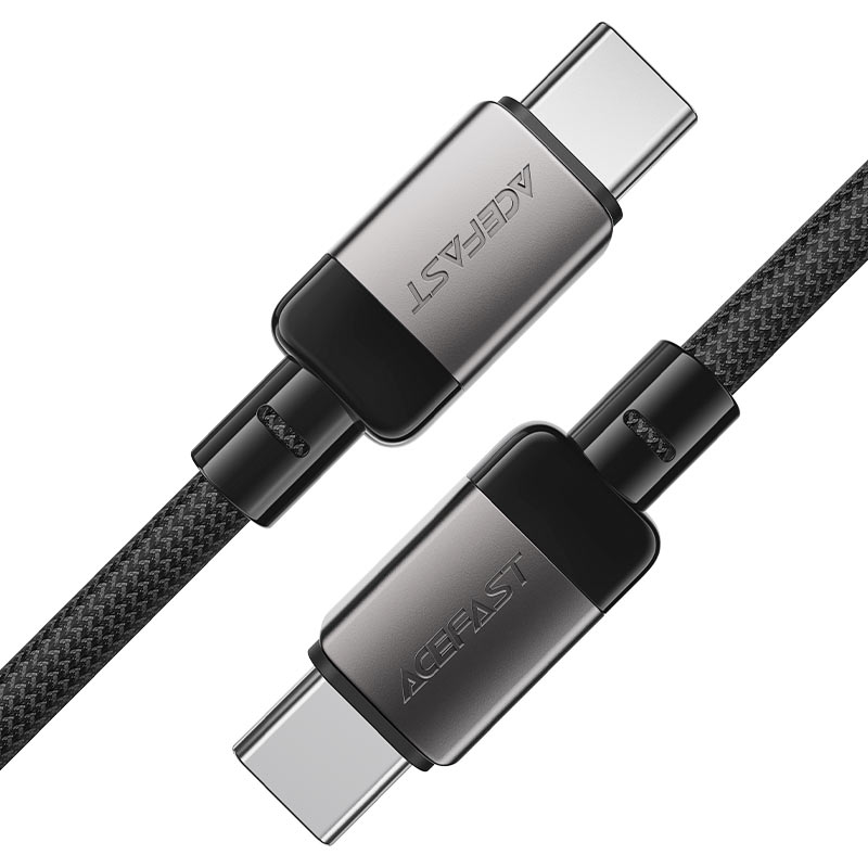 Кабель Acefast C9-03 USB-C to USB-C Charging Cable (1,2 метра) чёрный (AF-C9-03-BK)