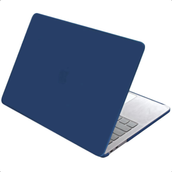 Чехол-накладка Crystal Case для MacBook Pro 16" 2019 пластиковый темно-синий