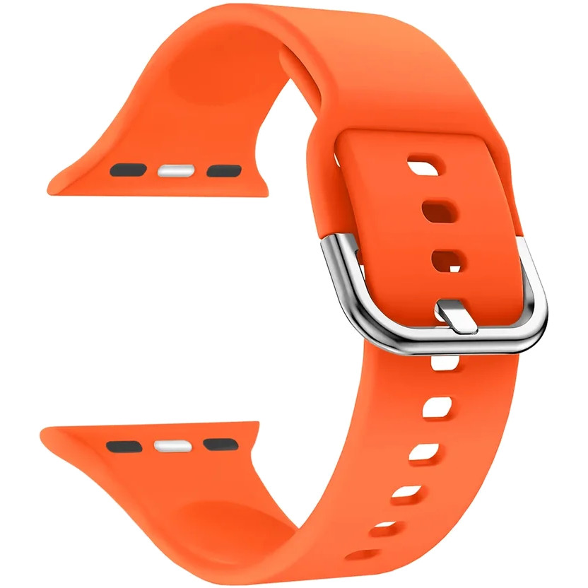 Силиконовый ремешок LYAMBDA AVIOR для Apple Watch 42/44 мм оранжевый (DSJ-17-44-OR)