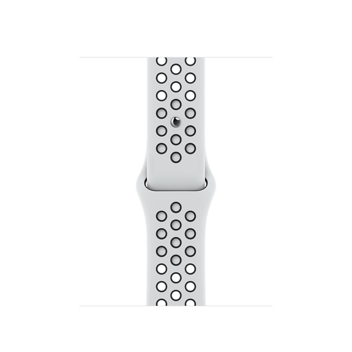 Умные часы Apple Watch Nike Series 7 45 мм, алюминий «Сияющая звезда», спортивный ремешок Nike цвета «Чистая платина/чёрный»