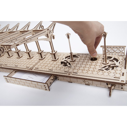 3D-пазл UGears Перрон (Railway Platform)