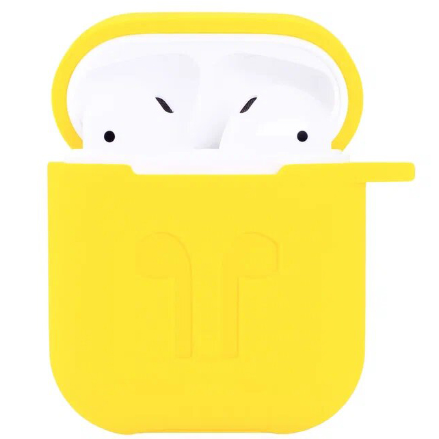 Чехол Guardi Soft Touch Protective Case для Airpods 1/2 жёлтый