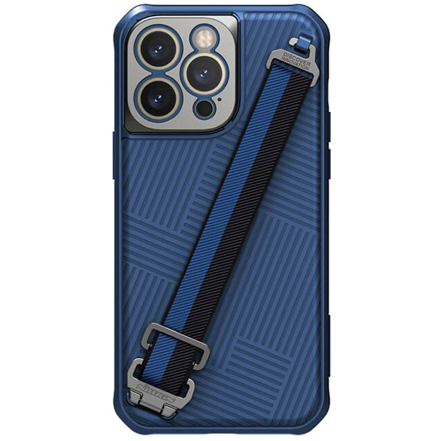 Чехол Nillkin Strap для iPhone 14 Pro Max синий