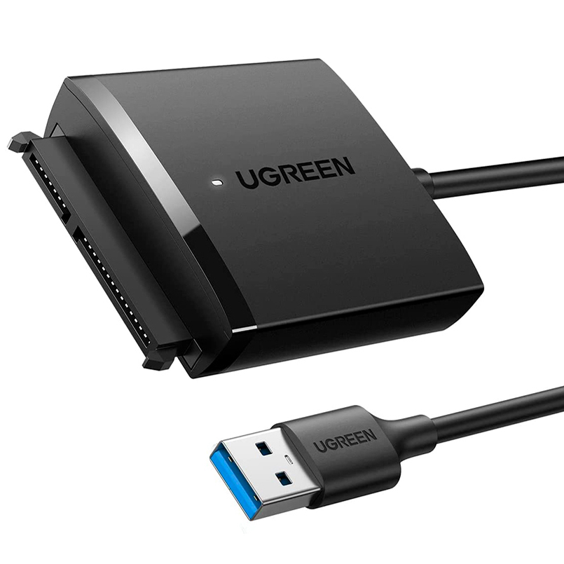 Кабель Ugreen CM257 USB 3.0 - SATA (0,5 метра) чёрный (60561)