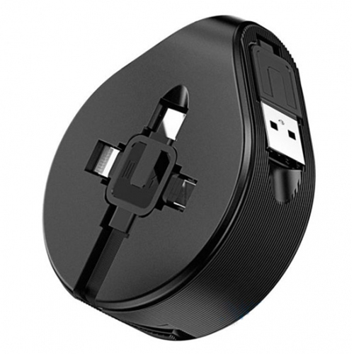 Кабель Baseus Waterdrop 3-in-1 Scaling 1.5A (1,5 метра) серый (CAMLT-EP0G)