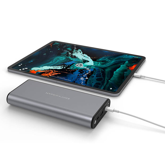 Внешний аккумулятор HyperJuice 130W USB-C Battery 27000 мАч серебристый