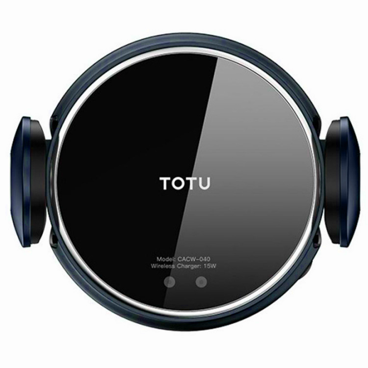 Автодержатель с функцией беспроводной зарядки TOTU Interstellar Series синий (CACW-040)