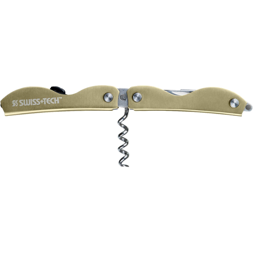 Карманный мультиинструмент Swiss+Tech Vintage Corkscrew Tool 8-in-1 золотистый (подарочная упаковка)