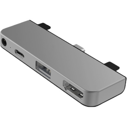 USB-хаб HyperDrive 4-in-1 USB-C Hub для iPad Pro (2020) серебристый (Space Silver)