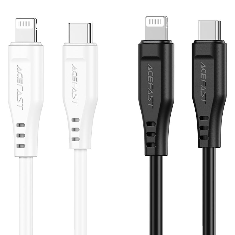 Кабель ACEFAST C3-01 USB-C to Lightning MFi Cable чёрный