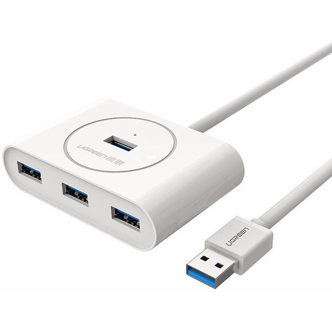 USB-Хаб UGREEN CR113 (20283) USB 3.0 - 4xUSB 3.0 Hub (1 метр) белый